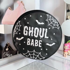 Black 'Ghoul Babe' Round Bag